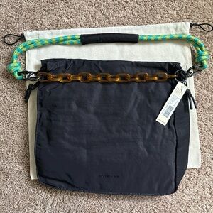 Rotunda Black Sant Hobo Bag New